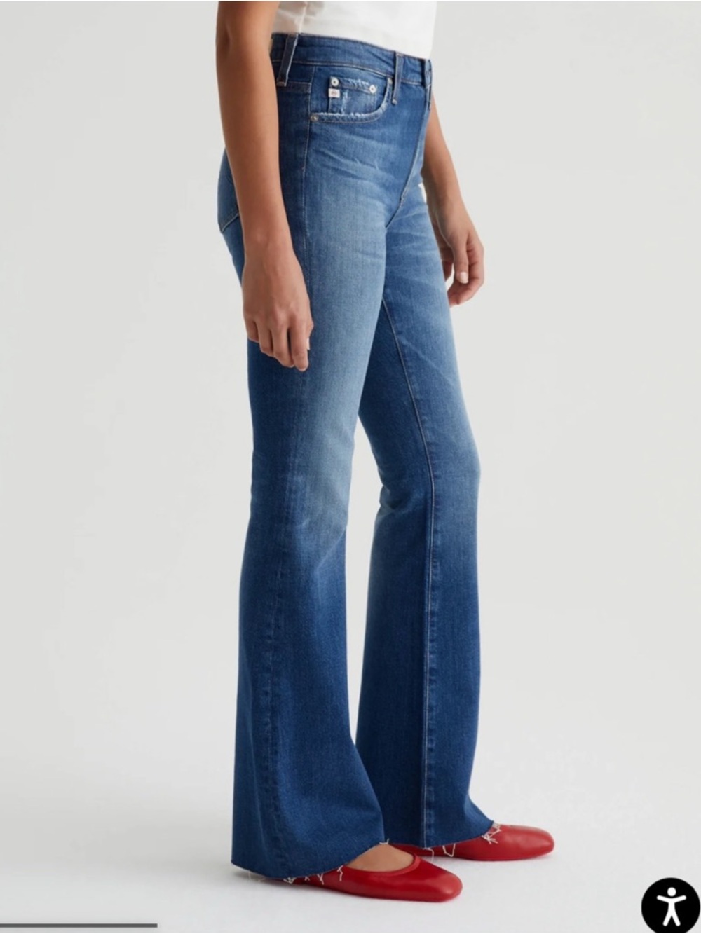 Adriano Goldschmied AG Farrah Boot High-Rise Fit Jeans Sz 27x32